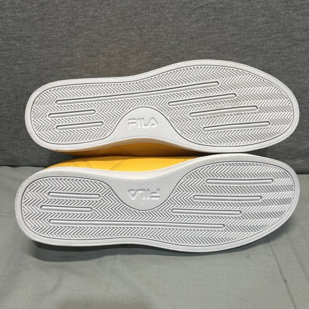 Fila Men’s Low Cut Charleston Casual Sneakers Size 10 Yellow Lace Up - Picture 6 of 9